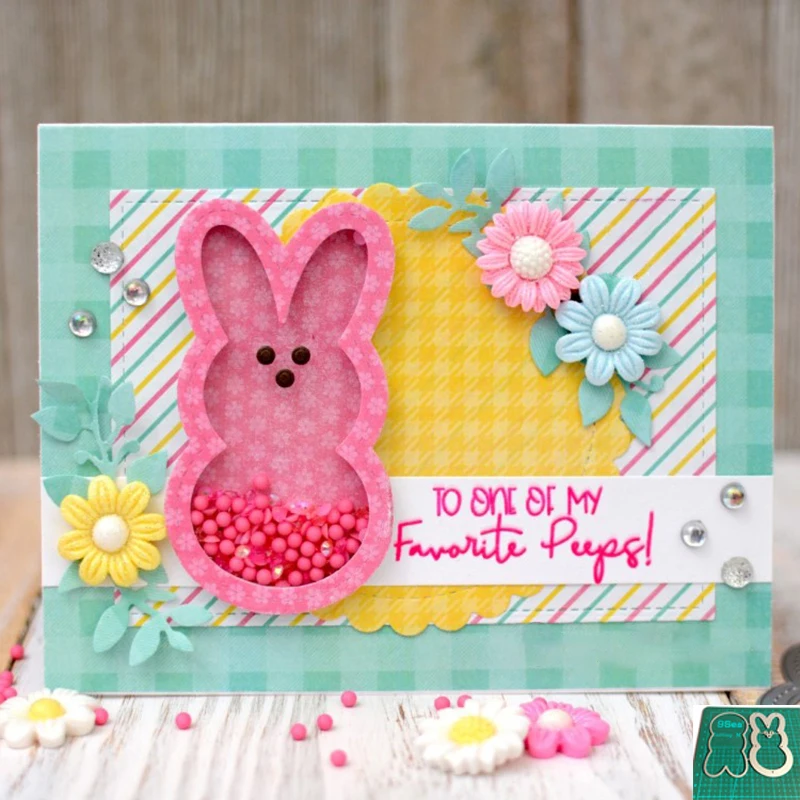 

Easter Bunny Shaker Die Set Rabbit Metal Cutting Dies For DIY Scrarpbooking Paper Cards Making 2022 NEW