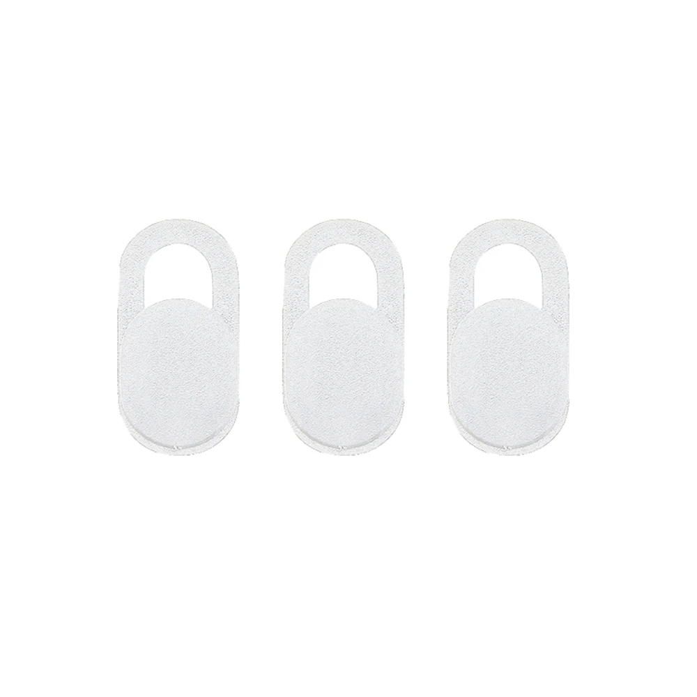 3 pcs white Магнитный слайдер для веб-камеры, крышка затвора, универсальный объектив, крышка для камеры, наклейка для веб-ноутбука, iPad, ПК, Mac, планшета, стикер конфиденциальности - Цвет: 3 pcs white