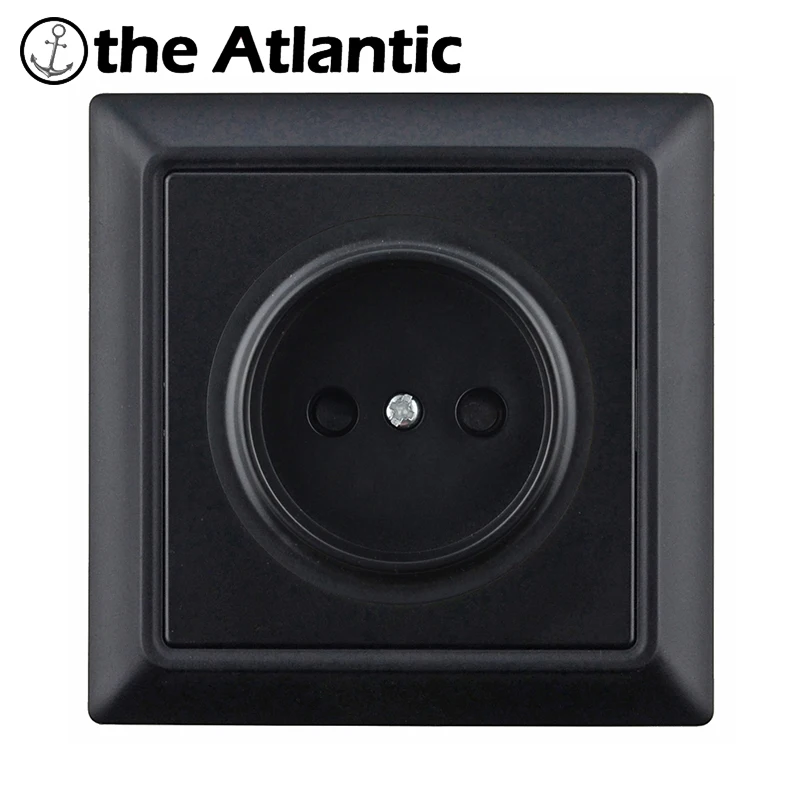Atlectric DE EU FR штепсельная розетка двойной usb порт для зарядки 16A матовая панель 86 Тип
