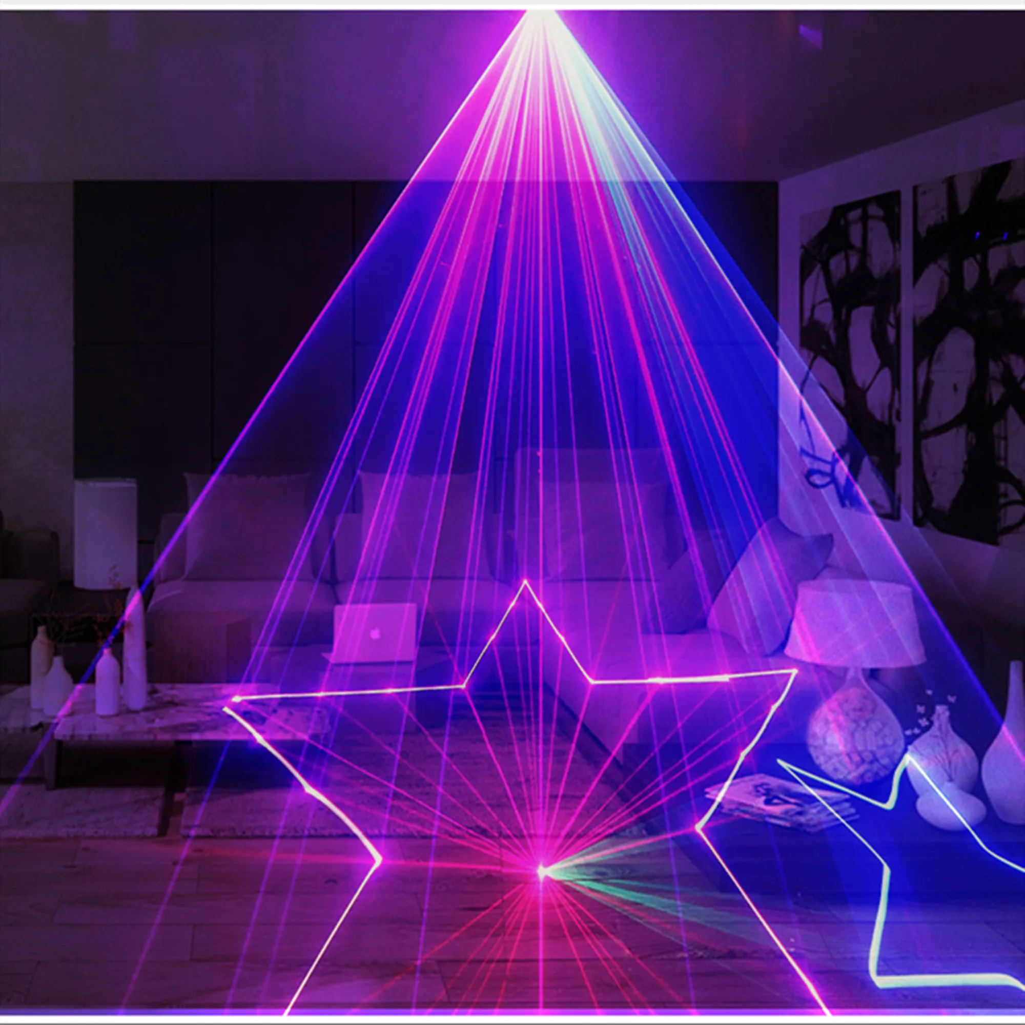 1W 500mW RGB DMX Animation Laser Projector PRO DJ Disco Stage Lighting Effect Party Wedding Holiday Club Bar Scanner