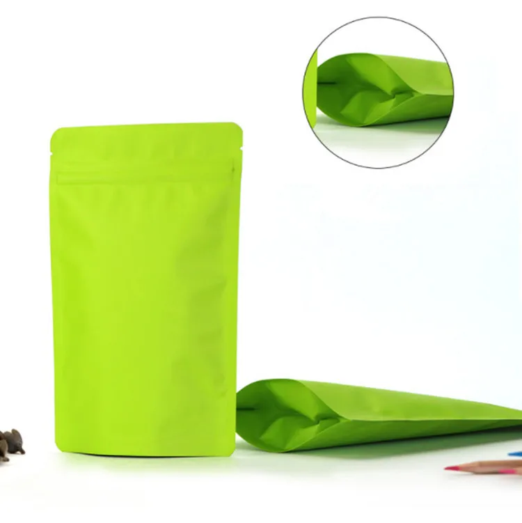 

Матовые алюминиевые пакеты с замком 50 шт. leotrusting