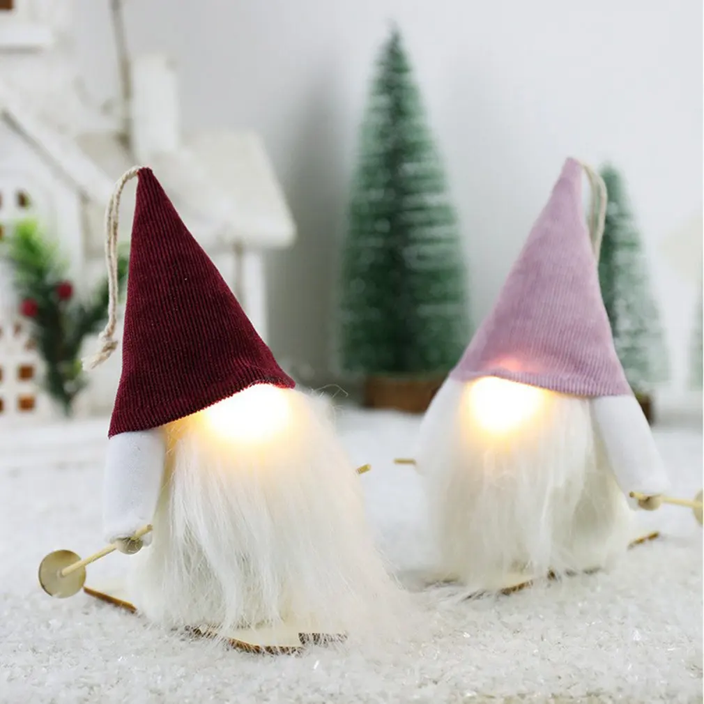 

Christmas Faceless Gnome Santa Tree Hanging Ornament Doll Decoration For Home Pendant Gifts Drop Ornaments Party Supplies