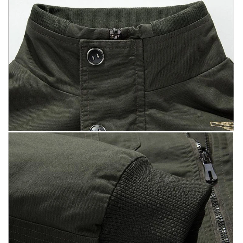 Куртка мужская в стиле милитари с несколькими карманами повседневная Рабочая