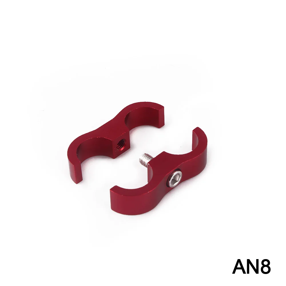 RASTP 4Pcs AN8 шланг для подачи масла и воды разделительный зажим Алюминиевый RS HR013 4pcs