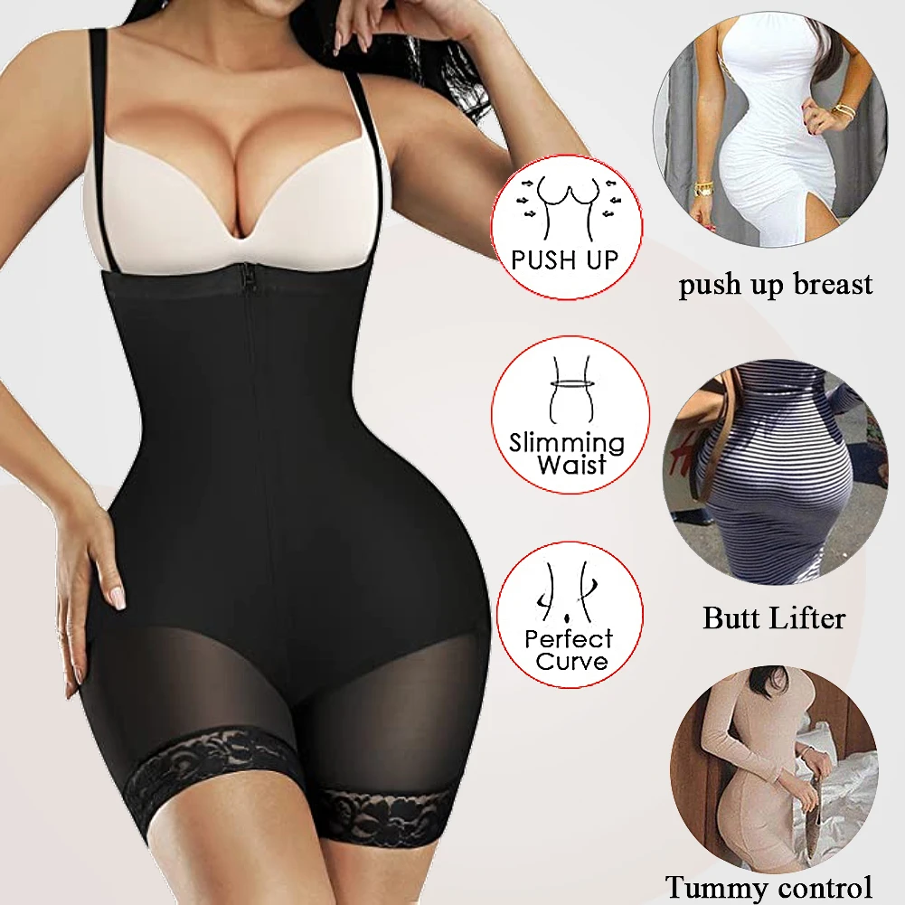 HEXIN женское корректирующее белье для похудения Бесшовные боди с эффектом пуш-ап