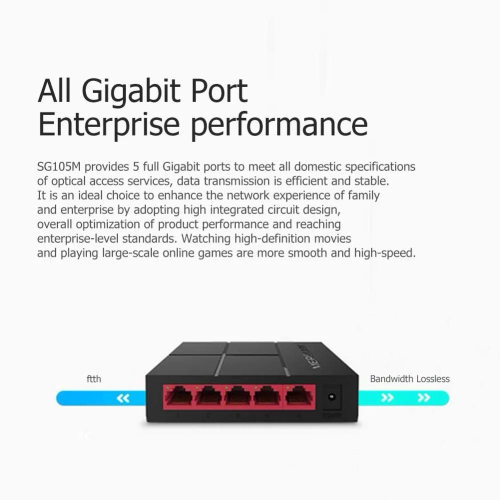 5 коммутатор 10/100/1000 Мбит/с RJ45 LAN Ethernet быстрый настольный сетевой коммутационный концентратор шунт с адаптером питания ЕС/США