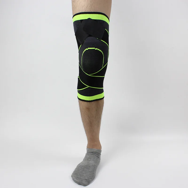 1 шт. сборные наколенники с двойным давлением бандажные для спорта безопасности