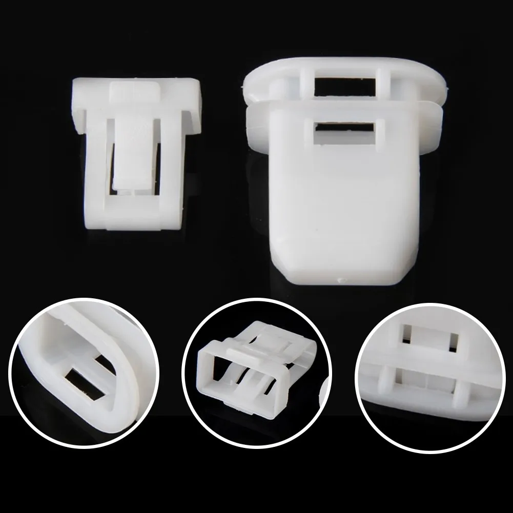

2 PCS Car Rear Seat Locking Clip Fastener Clips White Durable For Toyota Fastener Clips New And High Quality