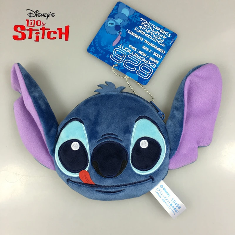 

Disney Lilo & Stitch Plush Dolls Pendant Coin Purse Toys Anime Figures Cartoon Stitch Models Cute Toy Girl Kids Birthday Gift