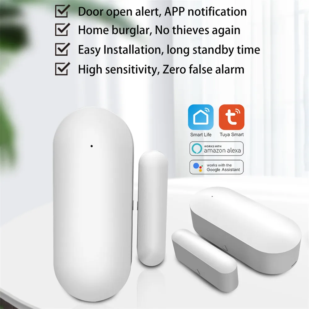 

PB-69wifi умный датчик двери, уведомление приложения, охранная сигнализация