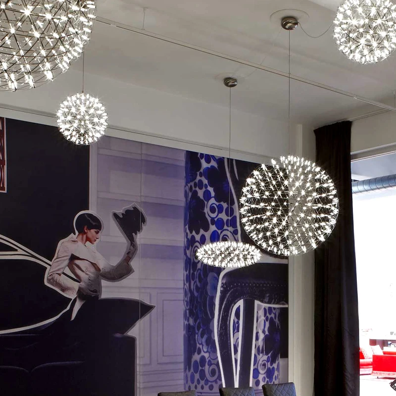 

Pendant Lights Modern Hanglamp Pendant Light For Dining Room Design LED Pendant Firework Hanglamp