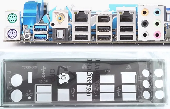 

Новая задняя панель I/O для материнской платы для P7P55D DELUXE P7P55D-E PREMIUM just shield backplate Бесплатная доставка