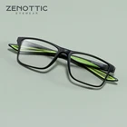 ZENOTTIC TR90 спортивные очки с оправой для Для мужчин высокого качества спортивные квадратные оптические очки от близорукости мужской CR-39 Прозрачные Линзы для очков