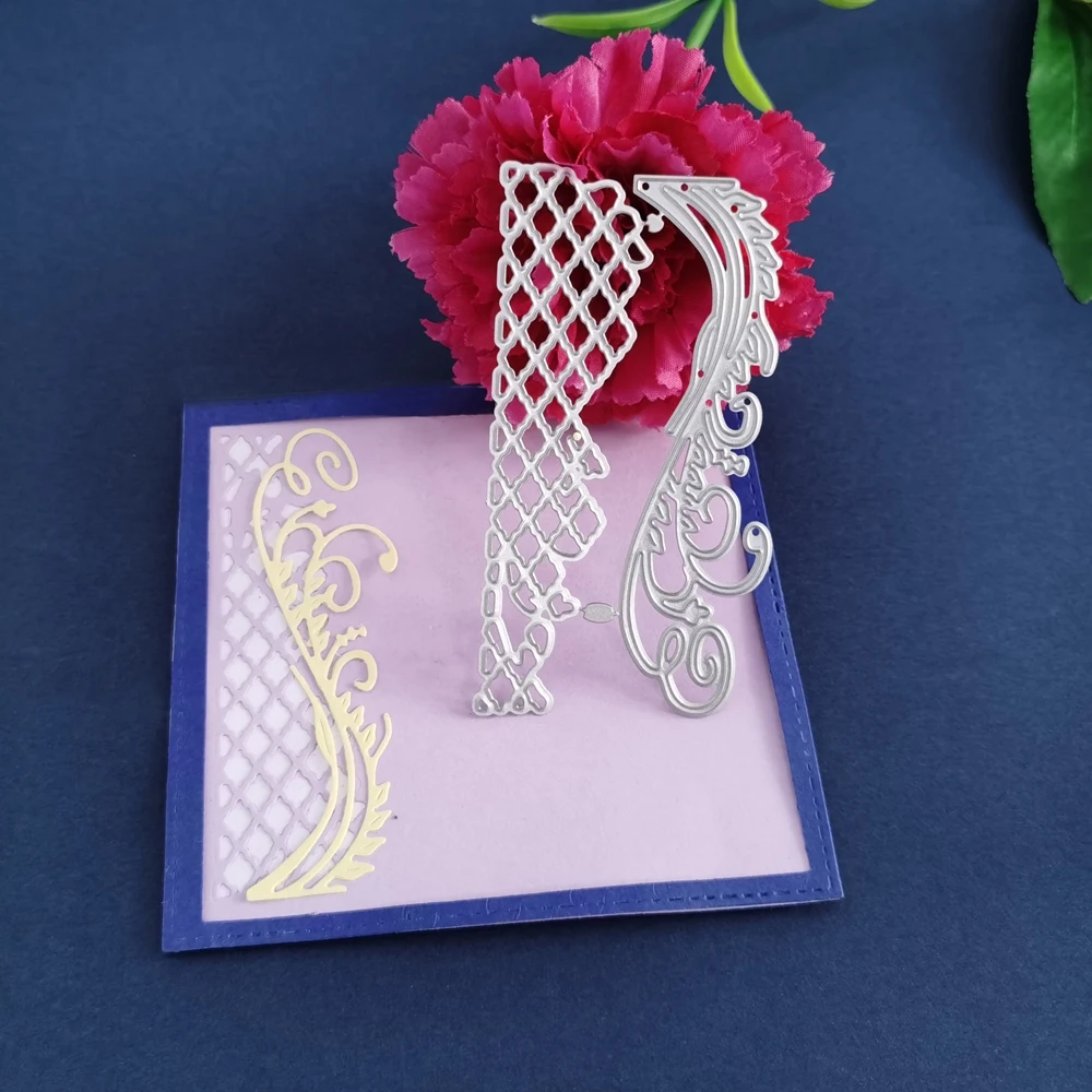 Выдолбленные кружевные фоновые обои художественные металлические режущие