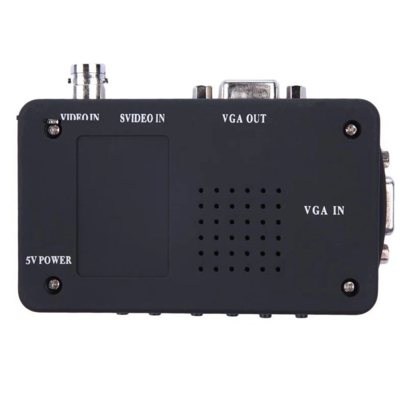 BNC PC to TV конвертер VGA адаптер RCA Cinch S-Video кабель для SVHS черный | Электроника