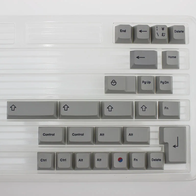Мини-клавиатура Dye Sub Keycaps гранитный цвет для механической клавиатуры Вишневый японский корень черный шрифт Pbt Keycap Teclado