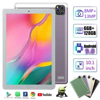2022 new 10 1 inch android 9 0 tablet pc 6gb128gb 4g network dual card wifi mobile phone tablet combo for gifts