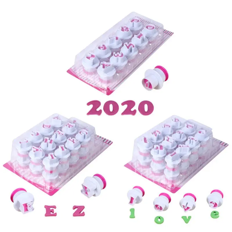 

Letter Digital Number Fondant Cookie Cake Cutter Stamp Plunger Mold DIY Kitchen Baking Cake Decorating Tool