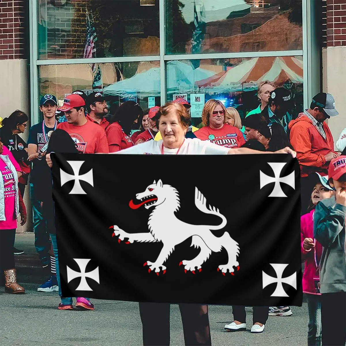 

Wolf Flag 90x150cm