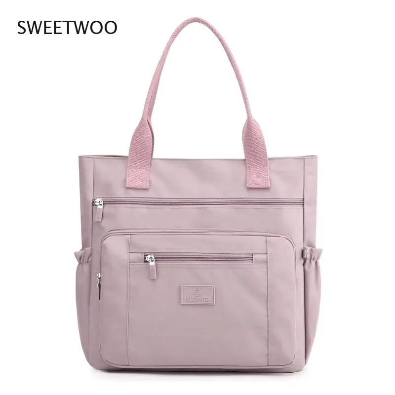 

Новинка 2021, модная сумка-мессенджер, женская сумка на плечо, нейлоновая сумка большой вместимости, модная женская сумка-тоут для покупок