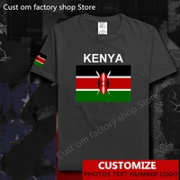 republic of kenya kenyan men t shirt free custom jersey diy name number logo 100 cotton men women loose casual t shirt