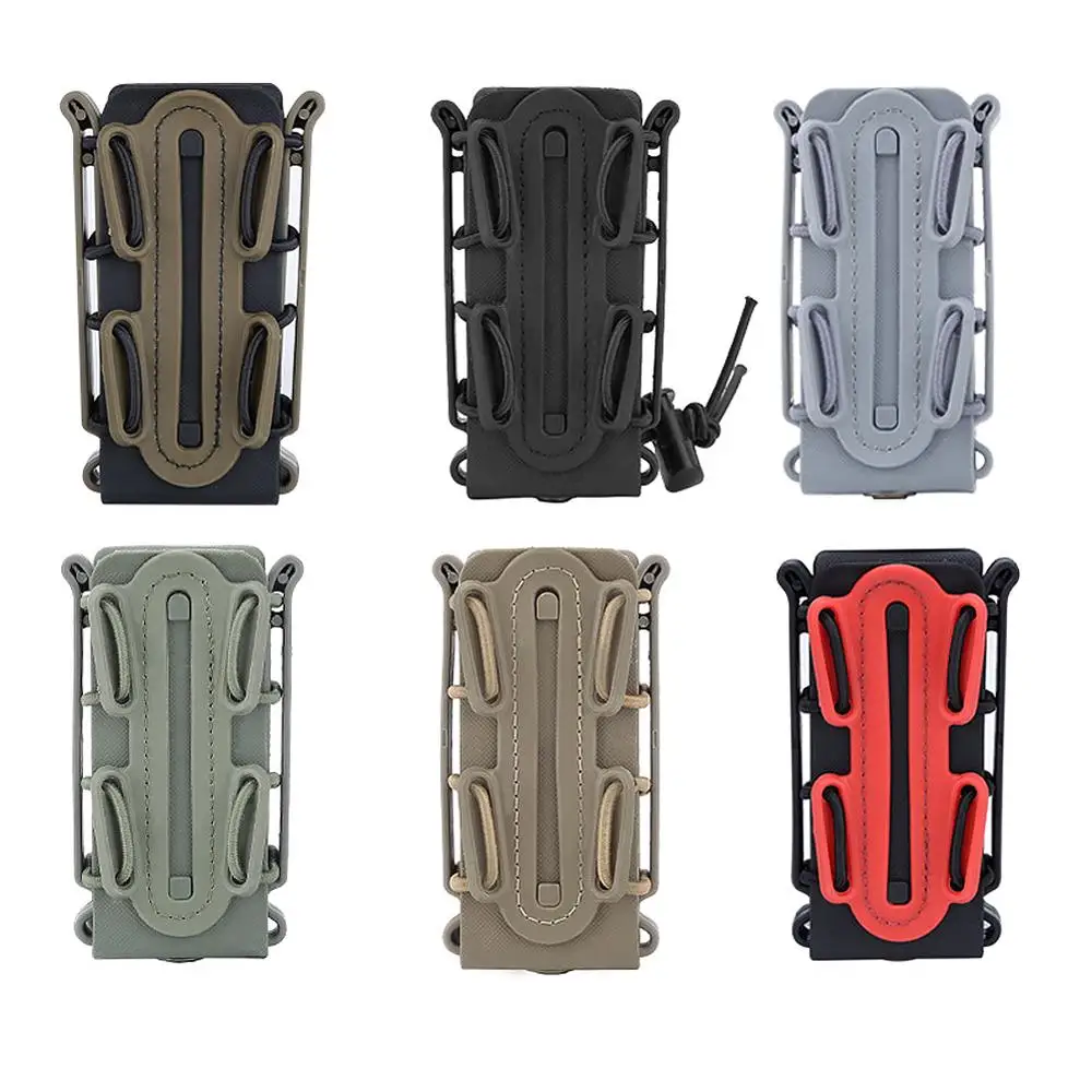

Tactical 5.56 7.62 9mm Magazine Pouch Fast Mag Quick Release Nylon Holster Case Box Replacement for Molle System Belt