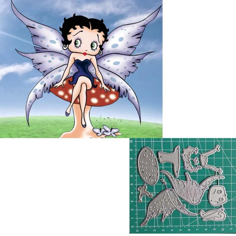 2021 Новая девушка Трафаретный вырубной штамп для Скрапбукинг фотоальбом тиснение