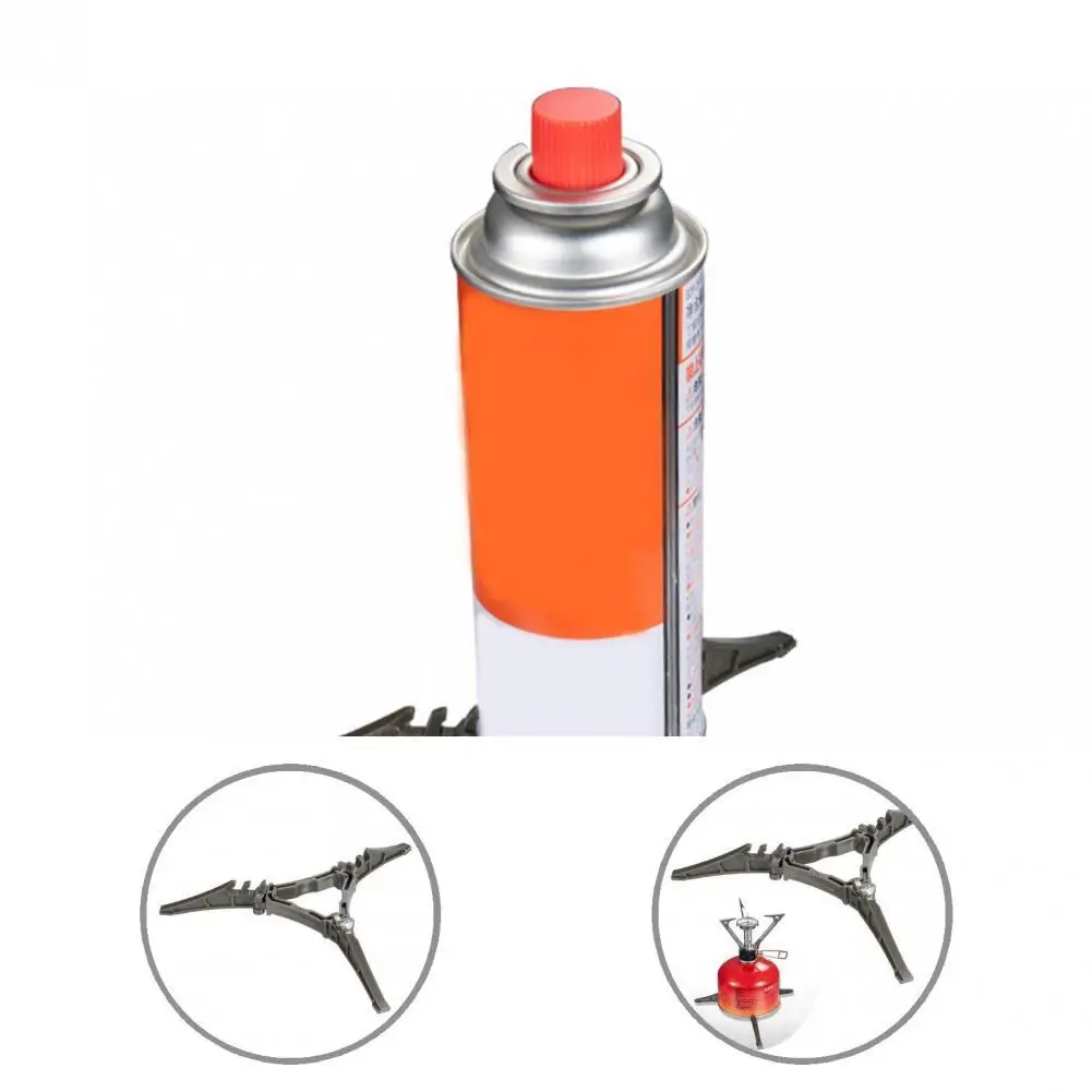 

Outdoor Supplies Practical Gas Tank Bracket Stove Standard Accessory Gas Tank Bracket Foldable for Hiking