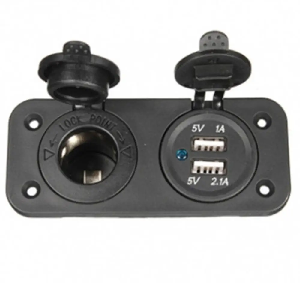 Разветвитель автомобильного прикуривателя с двумя USB-портами 12 В | Автомобили и