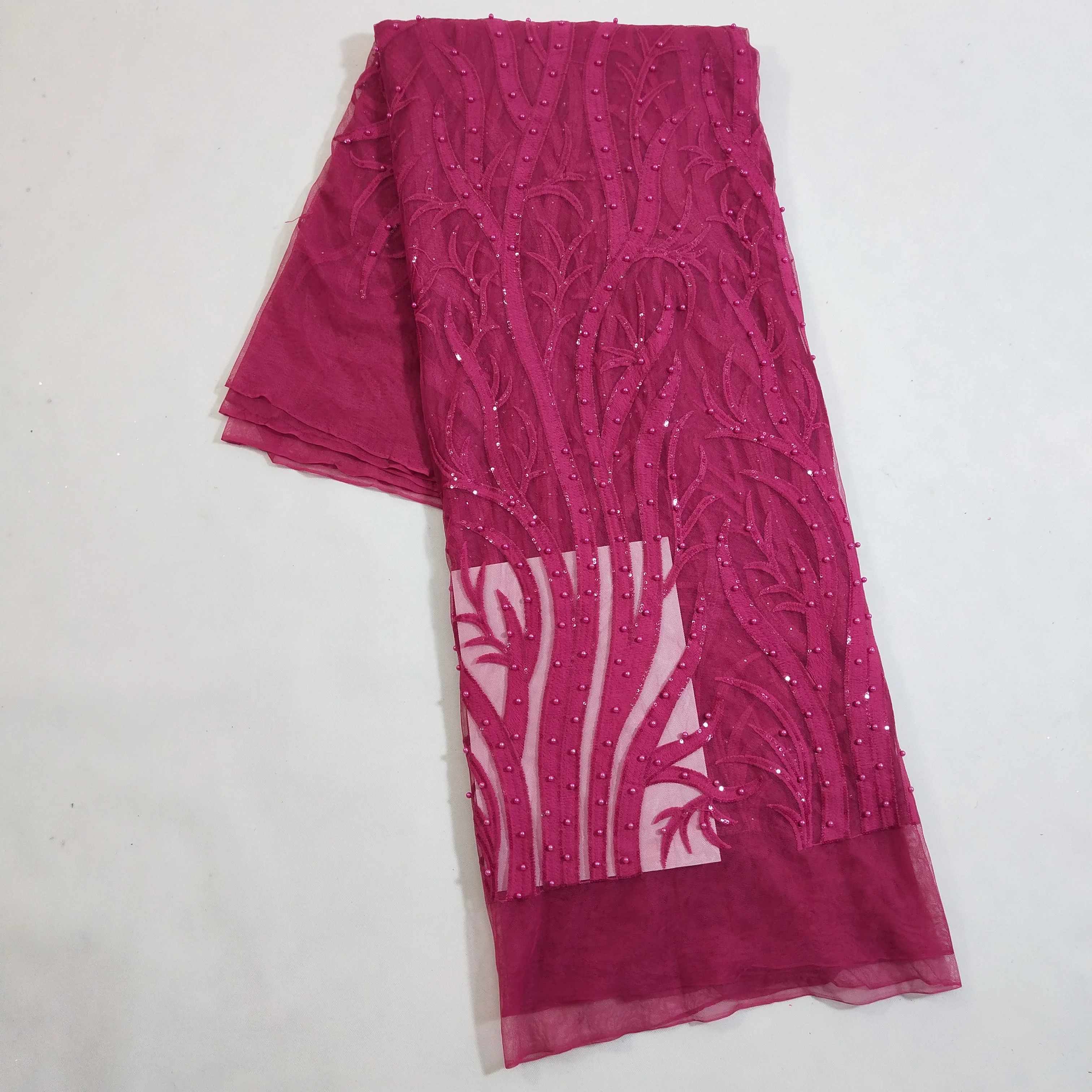 Африканская французская кружевная ткань вышитая бисером сетчатая великолепные