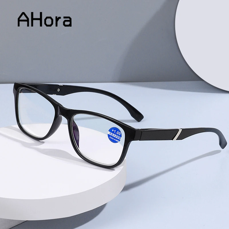 

Ahora Classic Black Frame Reading Glasses Women Men Anti Blue Light Presbyopia Eyeglasses Hyperopia Eyewear +1.5 2.0 2.5 3.0 3.5