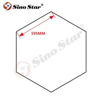 stc202 hot sale fashionable for home garage and commercial systems hexagon led panel light
