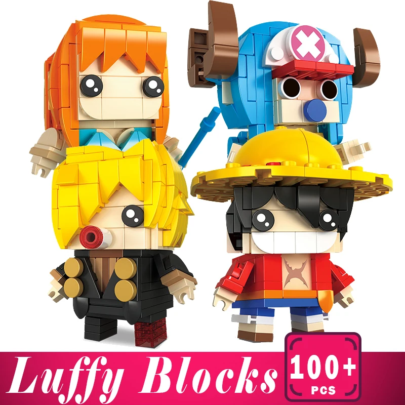 Одна штука игрушки для детей Луффи Чоппер микро Алмаз строительные блоки кирпичи