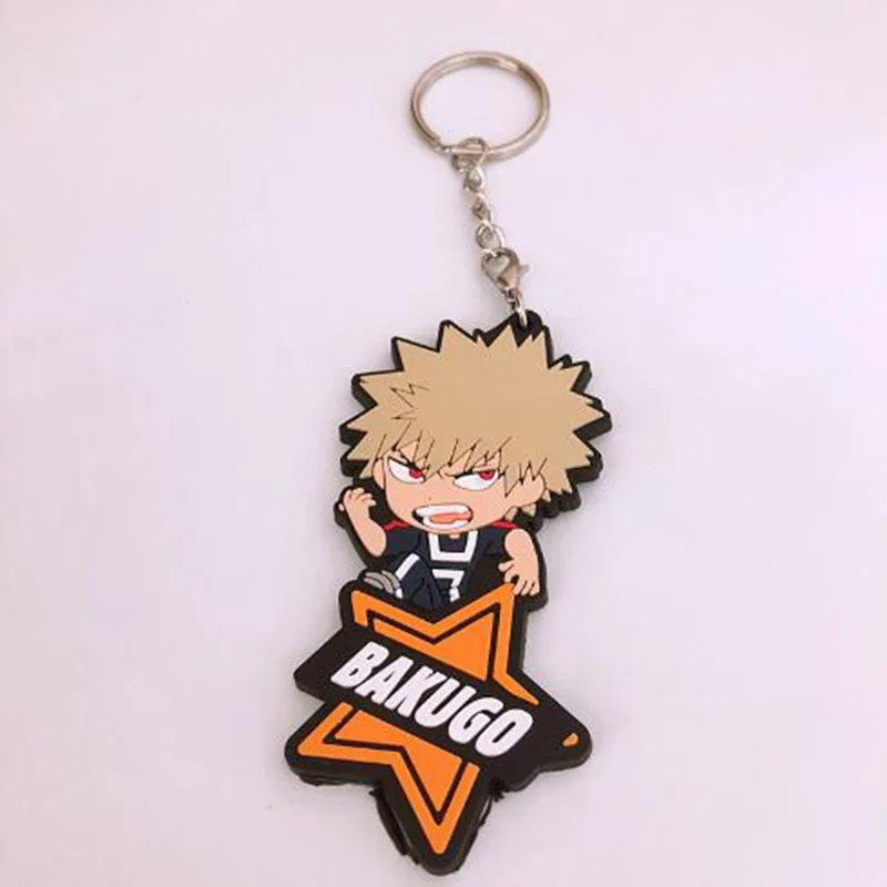 Аниме брелок Boku No Hero Academy Bakugou, брелки, подвески с принтом Llaveros - Цвет: 9