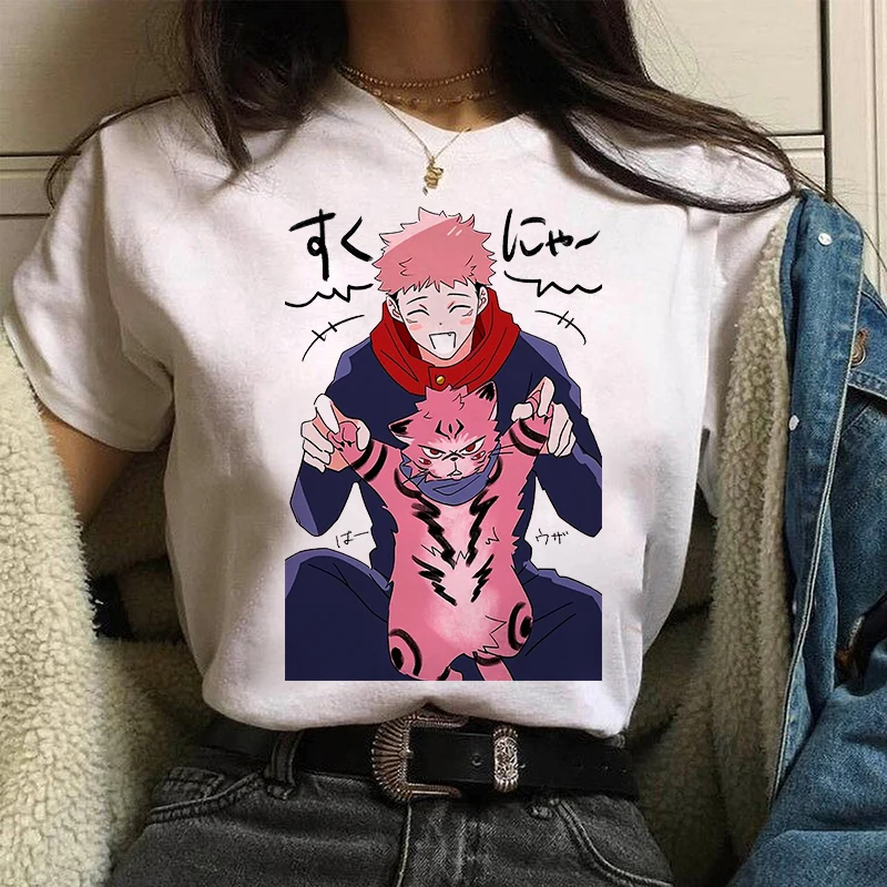 

Jujutsu Kaisen Gojo Satoru Anime t shirt Comics Japanese Cartoon Streetwear Top Oversized Tee Female/Man T-Shirt
