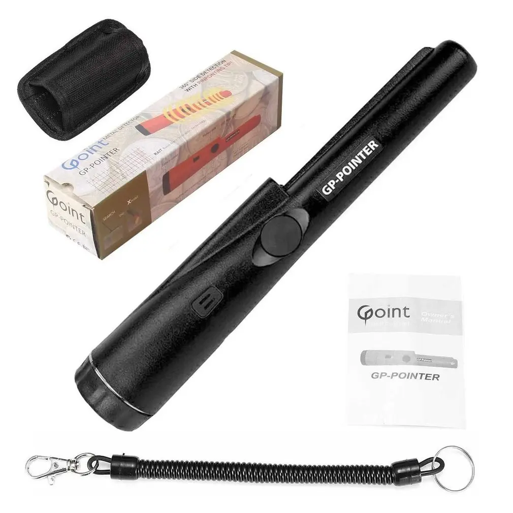 

Handheld GP Pointer Waterproof Automatic Pointer Pinpointer Portable Metal Detector with LED Light 360° Detection