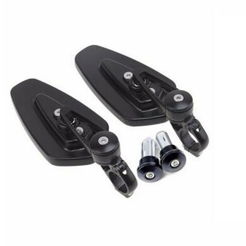 

1 Pair Motorcycle Rear View Side Mirrors 360 Swivel 7/8" Handlebar Replacement Part 21*14.5*7CM Universal Styling Accessories