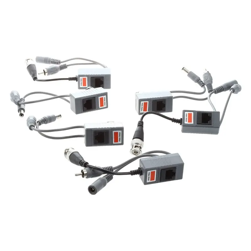 6 шт. 3 пары BNC Coax CAT5|Кабели HDMI| |