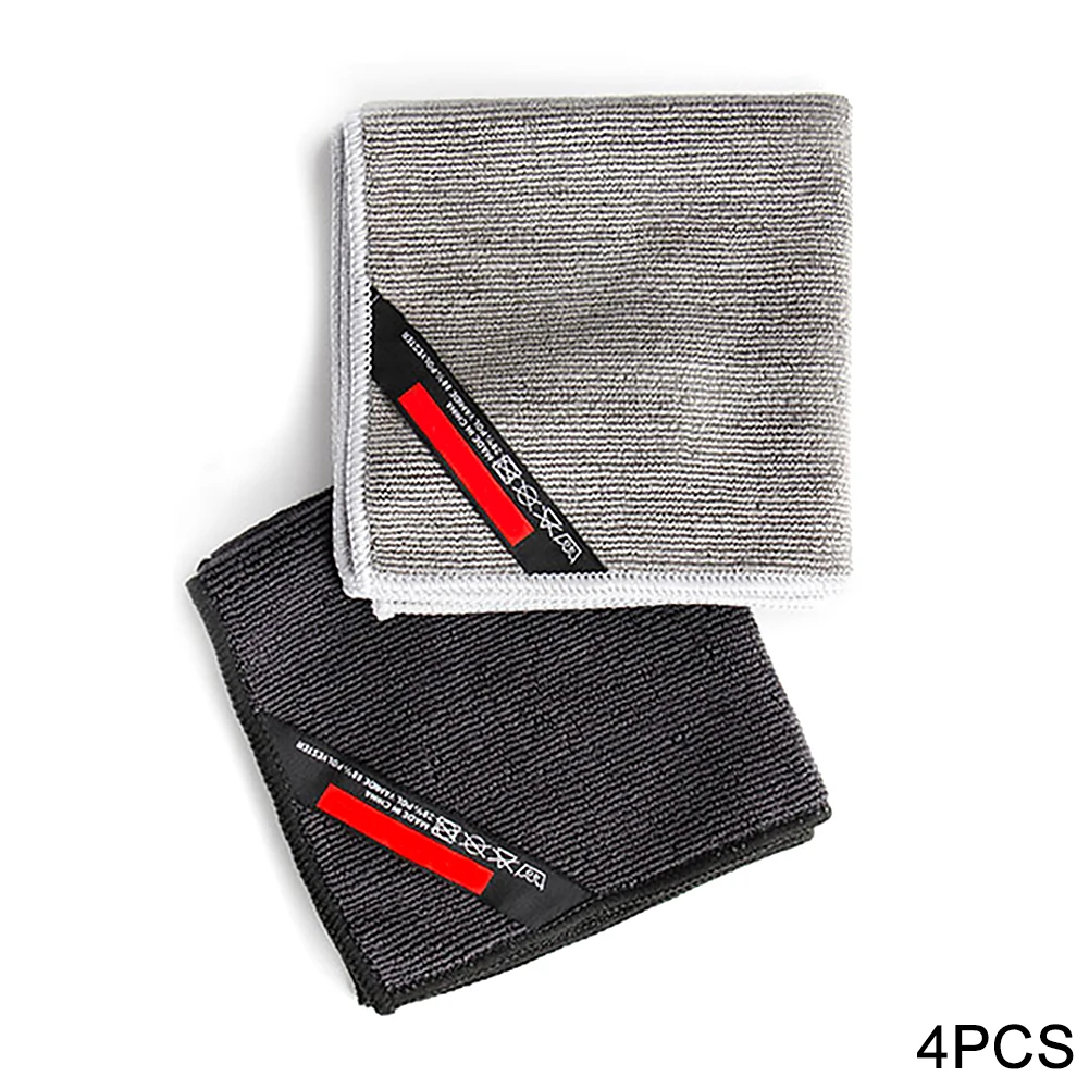 

4pcs Rag Portafilter Restaurant Household Cleaning Tool Super Absorbent Bar Kichen Tableware Cafe Coffee Machine Barista Cloth