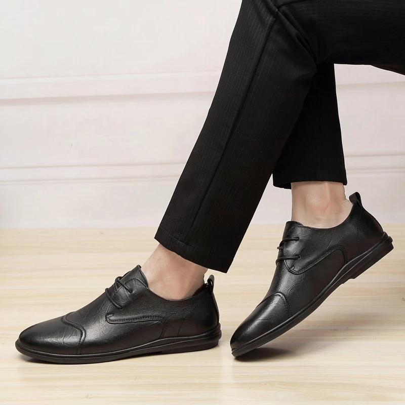 

Casual Man Shoes Casual Fashion Sneakers Men Shoes Sport Black 2020 Leisure Spring Sapato Masculino Mens Causal Leather