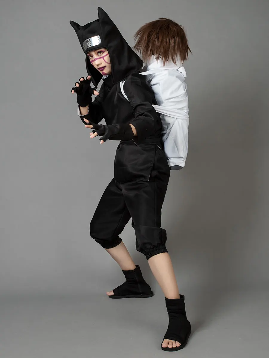 Shippuden Puppet master Kankuro Costume Gaara's trouder карнавальный костюм кукольная техника