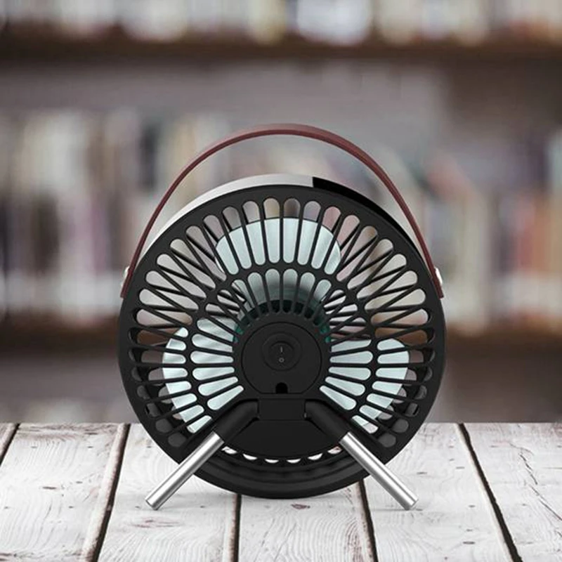 

HOT-Mini USB Table Desk Fan USB-Powered Desktop Fan Portable Cooling Fan 360 Degree Rotation Small Fan For Office Fan