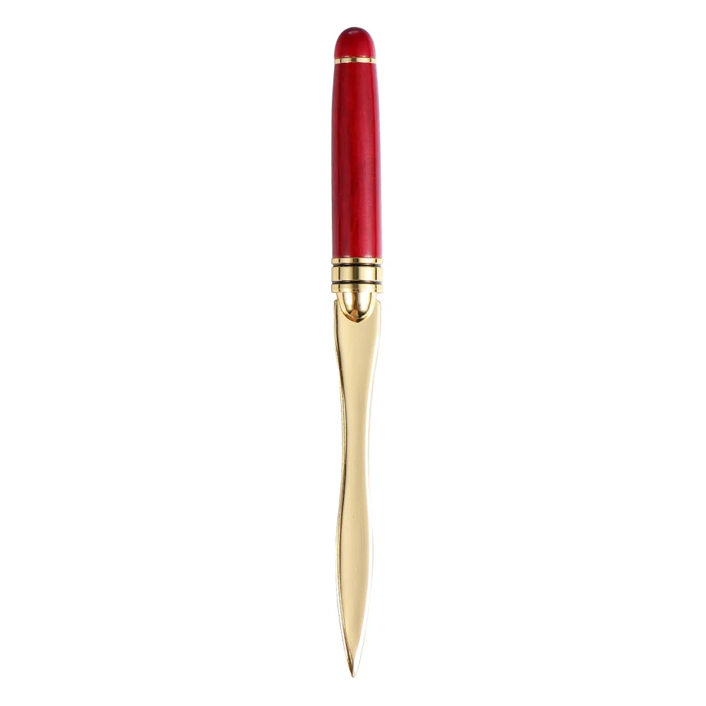 

1Pc Paper Cutter Envelope Opener Wood Letter Opener Random Knife-blade Color