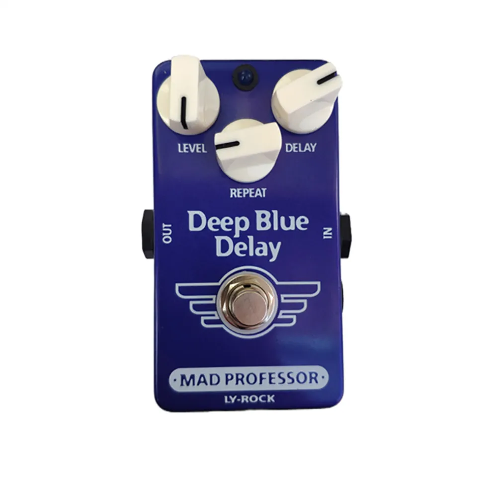 LYR PEDALS（LY-ROCK）,Guitar Delay pedals, classic Delay effector pedal,Blue,True bypass