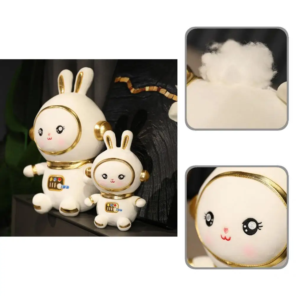 

Washable Practical Sitting Posture Bunny Plush Toy Plush Plush Astronaut Bunny Vivid Appearance for Festival