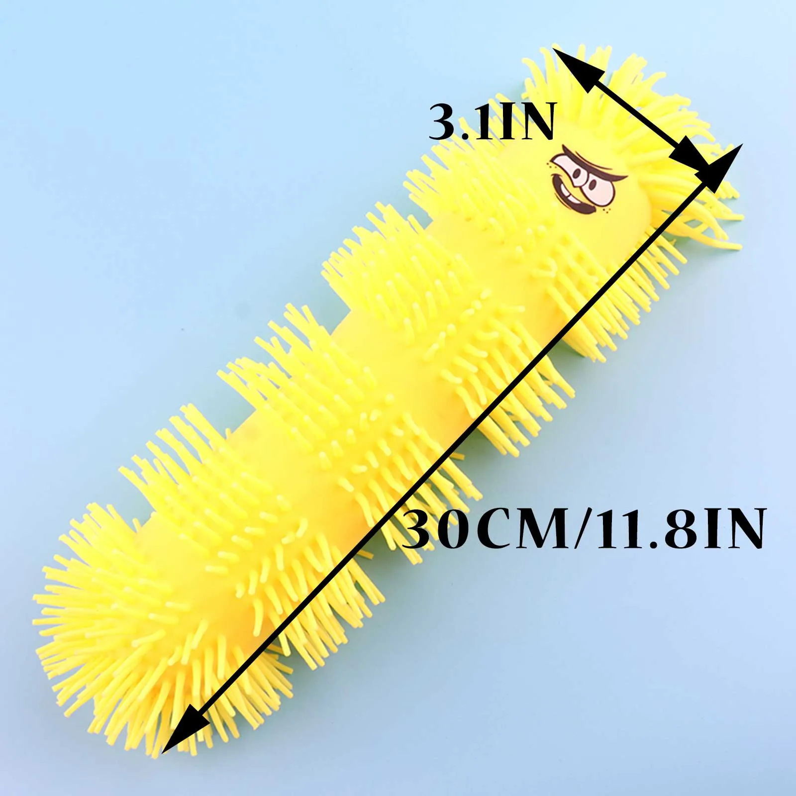 

30cm Flash Caterpillar Fidget Toys Creative Luminous Relief Stress Toy Stretch Stress Relief Toy for Children Squeeze Toys