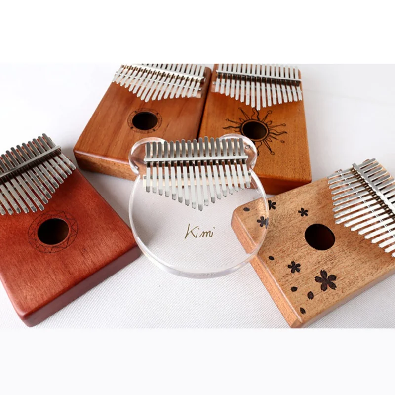

Handheld Finger Board Portable Gifts Kalimba Professional Musical Instruments Clear Sound Acrylic Beginners