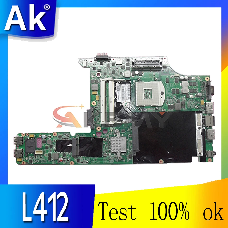

Материнская плата для ноутбука LENOVO Thinkpad L412, материнская плата DA0GC9MB8D0 75Y4002 HM55