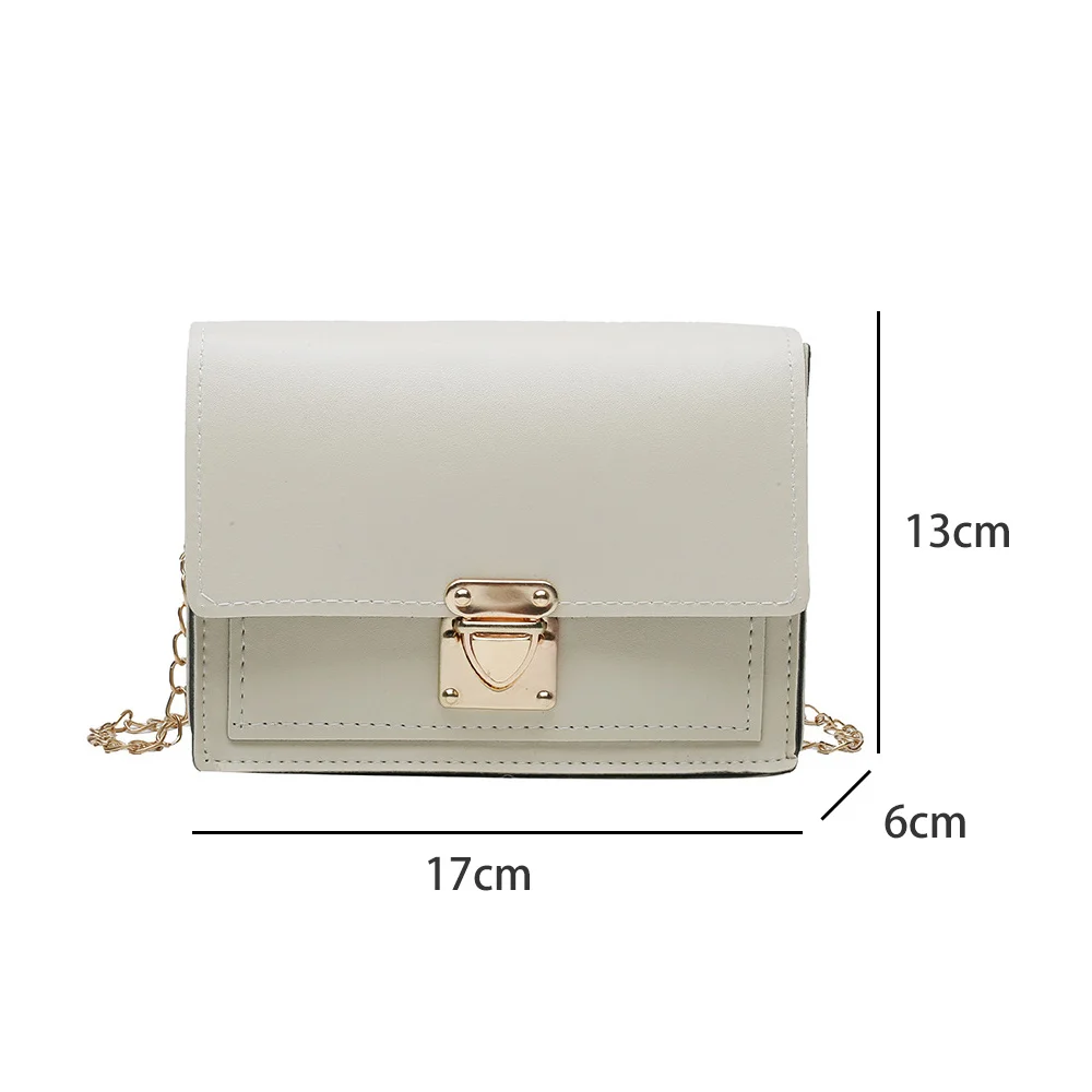 

Mini Leather Crossbody Bags For Women 2020 Green Chain Shoulder Messenger Bag Lady Travel Purses and Handbags Cross Body Bag