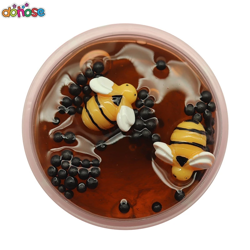 Горячая Хрустальная слизь игрушки чистый мед пчела полимерный инструмент для